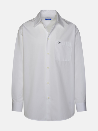Off-white 'ow' White Cotton Shirt