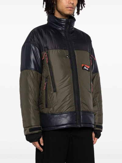 Junya Watanabe Men Nanga Patch Puffer Jacket In Black