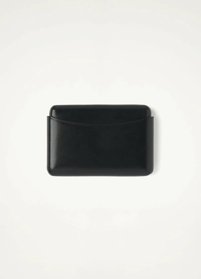 Lemaire Black Molded Card Holder In Bk999 Black
