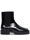 Maison Margiela Tabi Lug Sole Chelsea Boot In H8396 Black