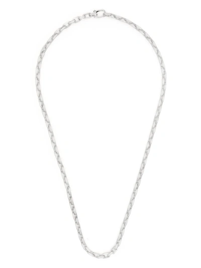 Maor Equinox Anchor-chain Necklace In Silver