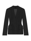 GIVENCHY WOMEN'S FITTED JACKET IN WOOL
