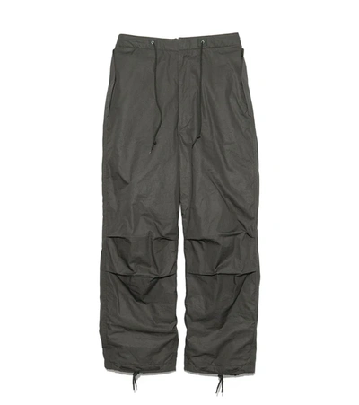 Nanamica Green Insulation Trousers In Moss Green