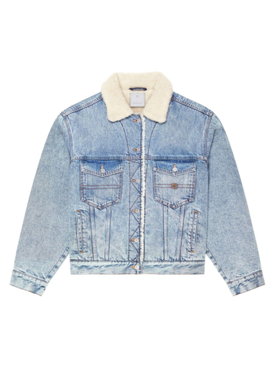 Givenchy Cotton Jacket In Light Blue