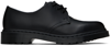 DR. MARTENS' BLACK 1461 MONO SMOOTH LEATHER OXFORDS