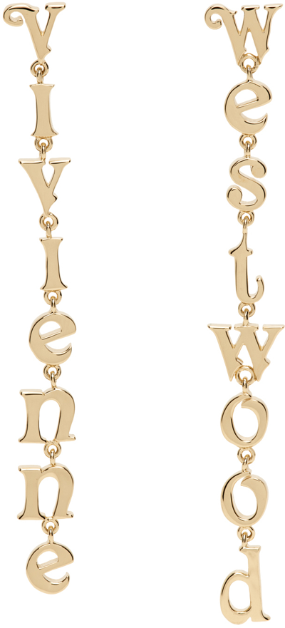 Vivienne Westwood Gold Raimunda Earrings In R001 Gold