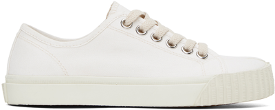 Maison Margiela White Tabi Sneakers In T1003 White