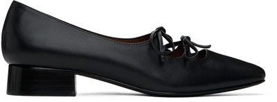 Nicole Saldaã±a Black Isabel Ballerina Flats In 13047100 Black