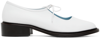 Nicole Saldaña Fabian 40mm Lace-up Loafers In 12602496 White