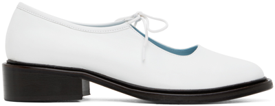 Nicole Saldaã±a White Fabiana Loafers In 12602496 White