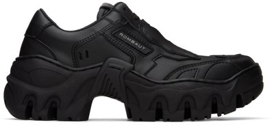 Rombaut Black Boccaccio Ii Trainers In Black Beyond Leather