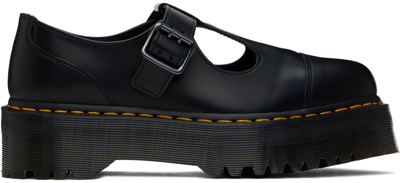 Dr. Martens' Black Bethan Polished Smooth Leather Loafers