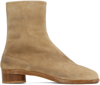 MAISON MARGIELA TAN TABI BOOTS