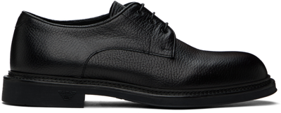 Emporio Armani Black Lace-up Derbys