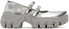 Rombaut Ssense Exclusive Silver Boccaccio Ii Mj Ballerina Flats In Silver