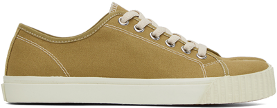 Maison Margiela Tan Tabi Sneakers In T2213 Biscuit