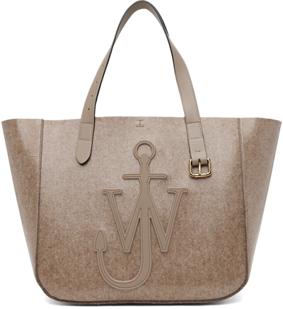 Jw Anderson Taupe Belt Tote In 190 Taupe