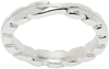 Martine Ali Silver Stacking Groove Ring In Silver