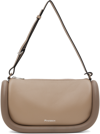 JW ANDERSON TAUPE BUMPER-15 LEATHER BAG