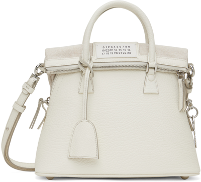 Maison Margiela White 5ac Classique Mini Bag In H0157 White