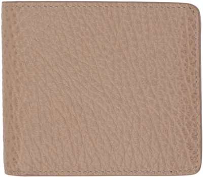 Maison Margiela Beige Four Stitches Wallet In T2070 Biche