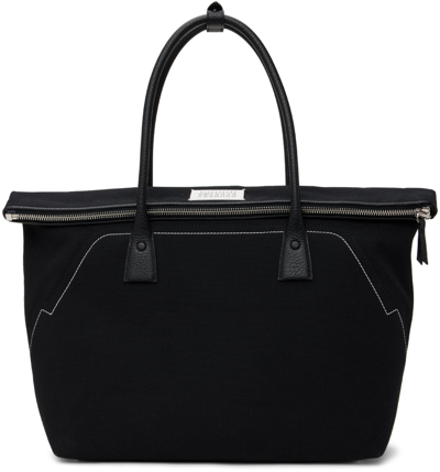 Maison Margiela Large 5ac Leather Tote Bag In Schwarz