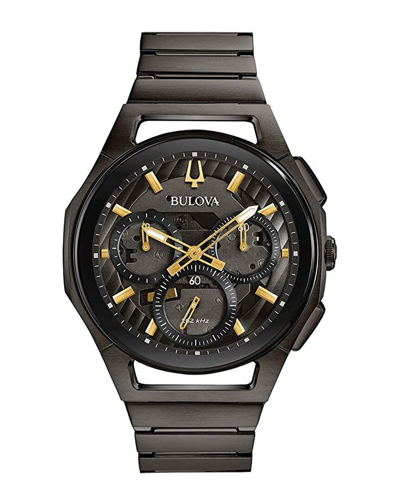 Bulova Curv Watch In Black