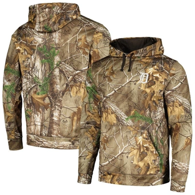 DUNBROOKE DUNBROOKE CAMO DETROIT TIGERS CHAMPION REALTREE PULLOVER HOODIE