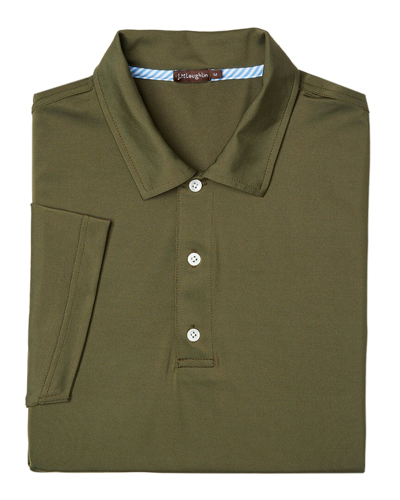 J.mclaughlin Solid Fairhope Polo Shirt In Green