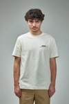 Jacquemus Mens Beige Le T-shirt Gros Grain Brand-tab Cotton-jersey T-shirt