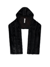 BURBERRY BURBERRY HOODED WRAPAROUND STYLE FAUX