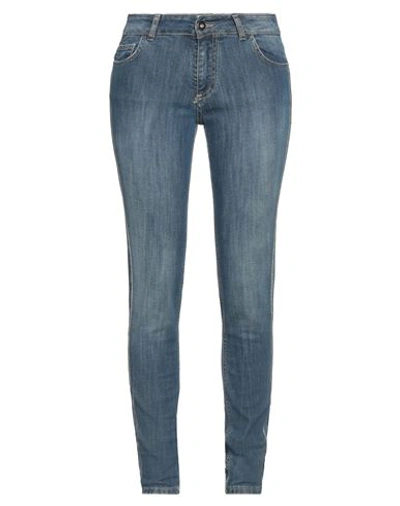 Cristina Gavioli Woman Jeans Blue Size 28 Cotton, Elastane