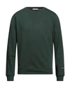 Grey Daniele Alessandrini Man Sweatshirt Dark Green Size Xxl Cotton, Polyester