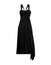 Actitude By Twinset Woman Maxi Dress Black Size S Lyocell, Cotton, Polyester In Black