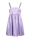 Semicouture Woman Mini Dress Light Purple Size 2 Acetate, Polyamide, Elastane