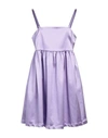 Semicouture Woman Mini Dress Mauve Size 2 Acetate, Polyamide, Elastane In Purple