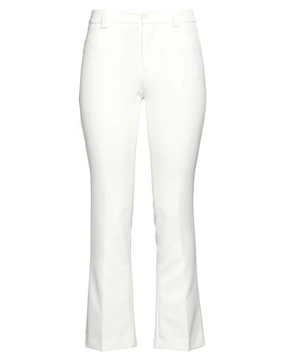 Liu •jo Woman Pants White Size 10 Polyester, Elastane