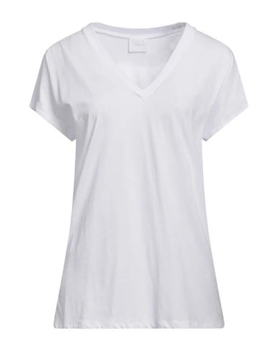 Merci .., Woman T-shirt White Size S Cotton