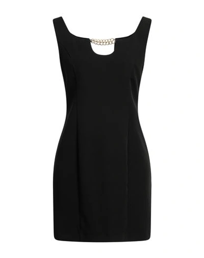 Cristinaeffe Woman Mini Dress Black Size M Polyester, Elastane