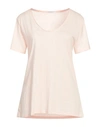 Anonym Apparel Woman T-shirt Light Pink Size Xl Cotton