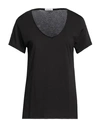 Anonym Apparel Woman T-shirt Midnight Blue Size Xl Cotton In Black