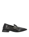 AS98 A. S.98 WOMAN LOAFERS BLACK SIZE 8 SOFT LEATHER