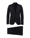 Manuel Ritz Man Suit Black Size 40 Polyester, Viscose, Elastane In Black