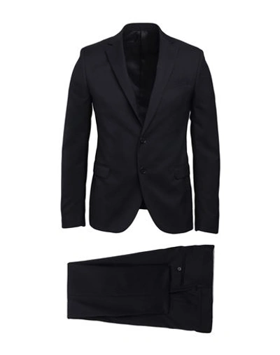 Manuel Ritz Man Suit Black Size 44 Polyester, Viscose, Elastane