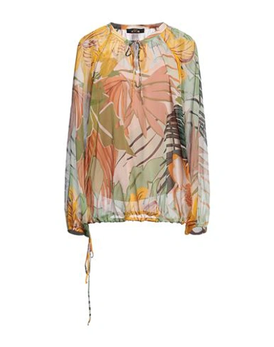 Actitude By Twinset Woman Top Ocher Size M Polyester In Yellow