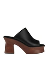 Ferragamo Woman Mules & Clogs Black Size 7.5 Calfskin