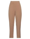 Kartika Woman Pants Camel Size 12 Polyester, Viscose, Elastane In Beige