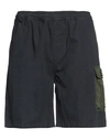 Sundek Man Shorts & Bermuda Shorts Black Size M Cotton