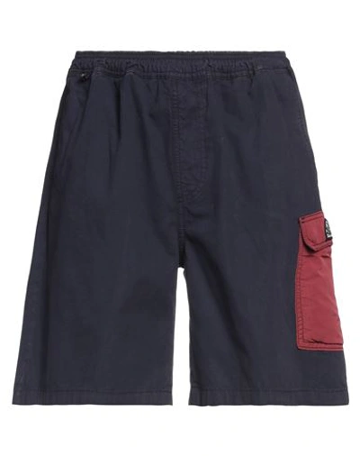 Sundek Man Shorts & Bermuda Shorts Midnight Blue Size M Cotton