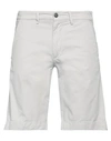 40weft Man Shorts & Bermuda Shorts Light Grey Size 30 Cotton